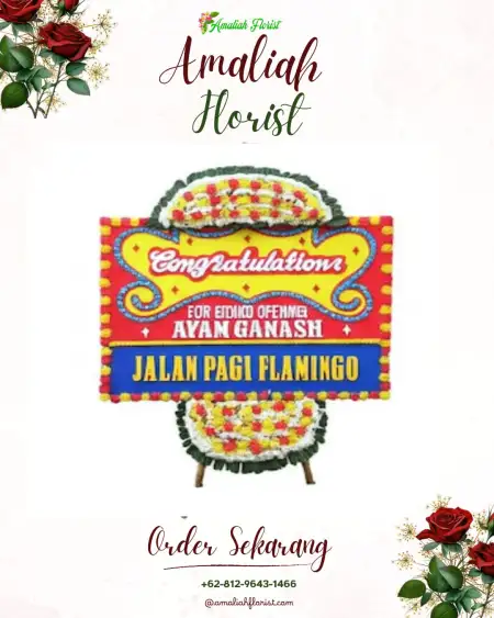 Sewa Papan Bunga Granada Ballroom Menara 165 Jakarta